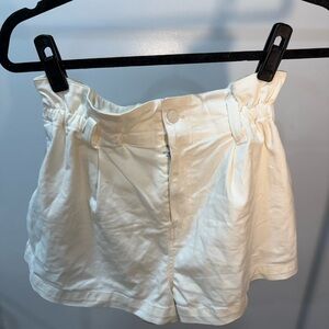Sunday Best Paper Bag Women's Cream Shorts